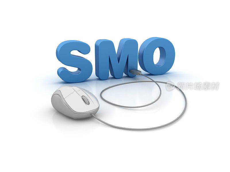 SMO 3D Word和电脑鼠标- 3D渲染